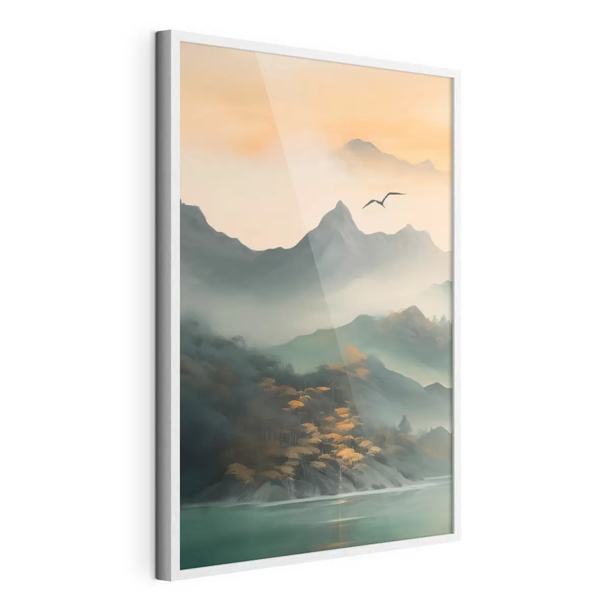 Poster Alba della montagna mistica f43588