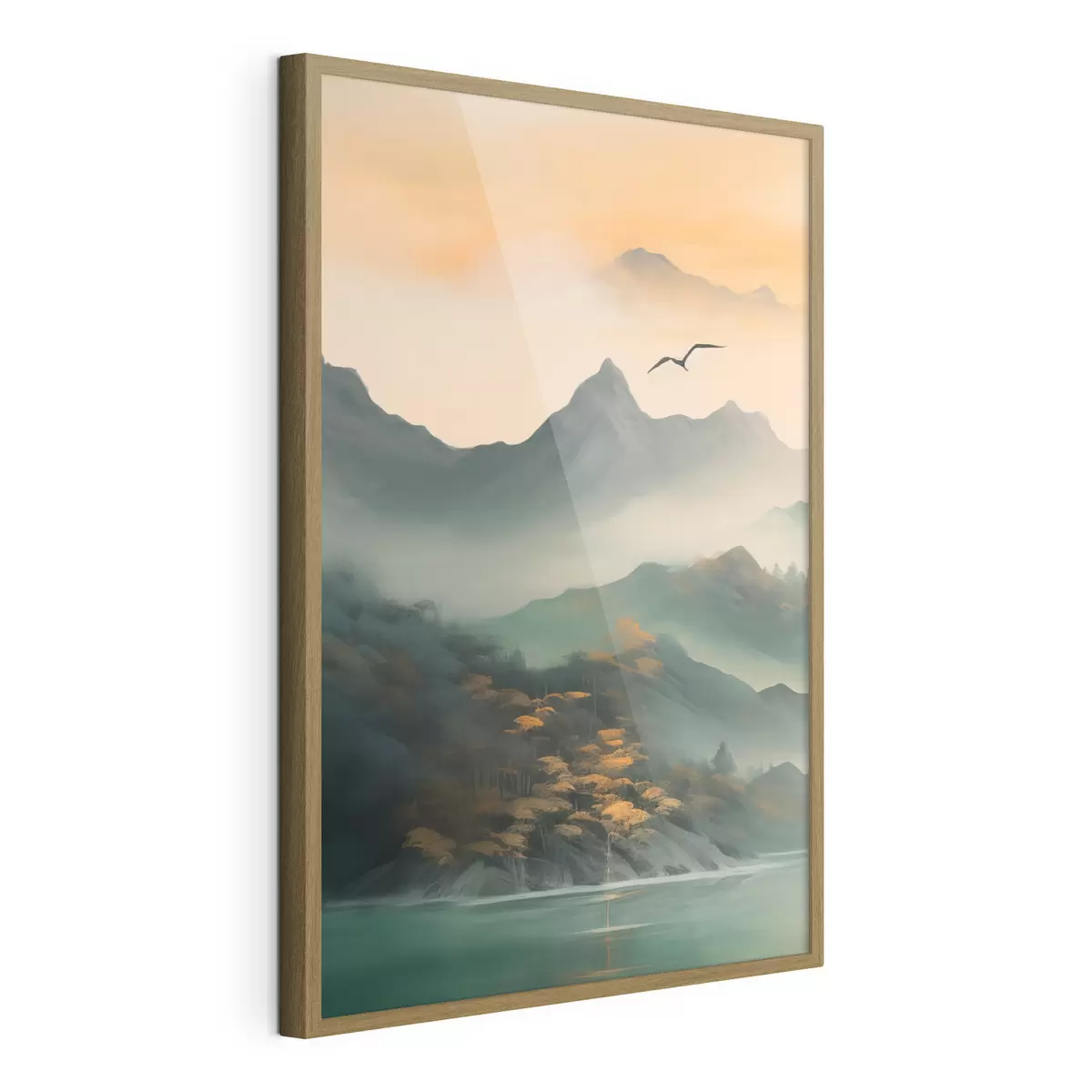 Poster Alba della montagna mistica f43588