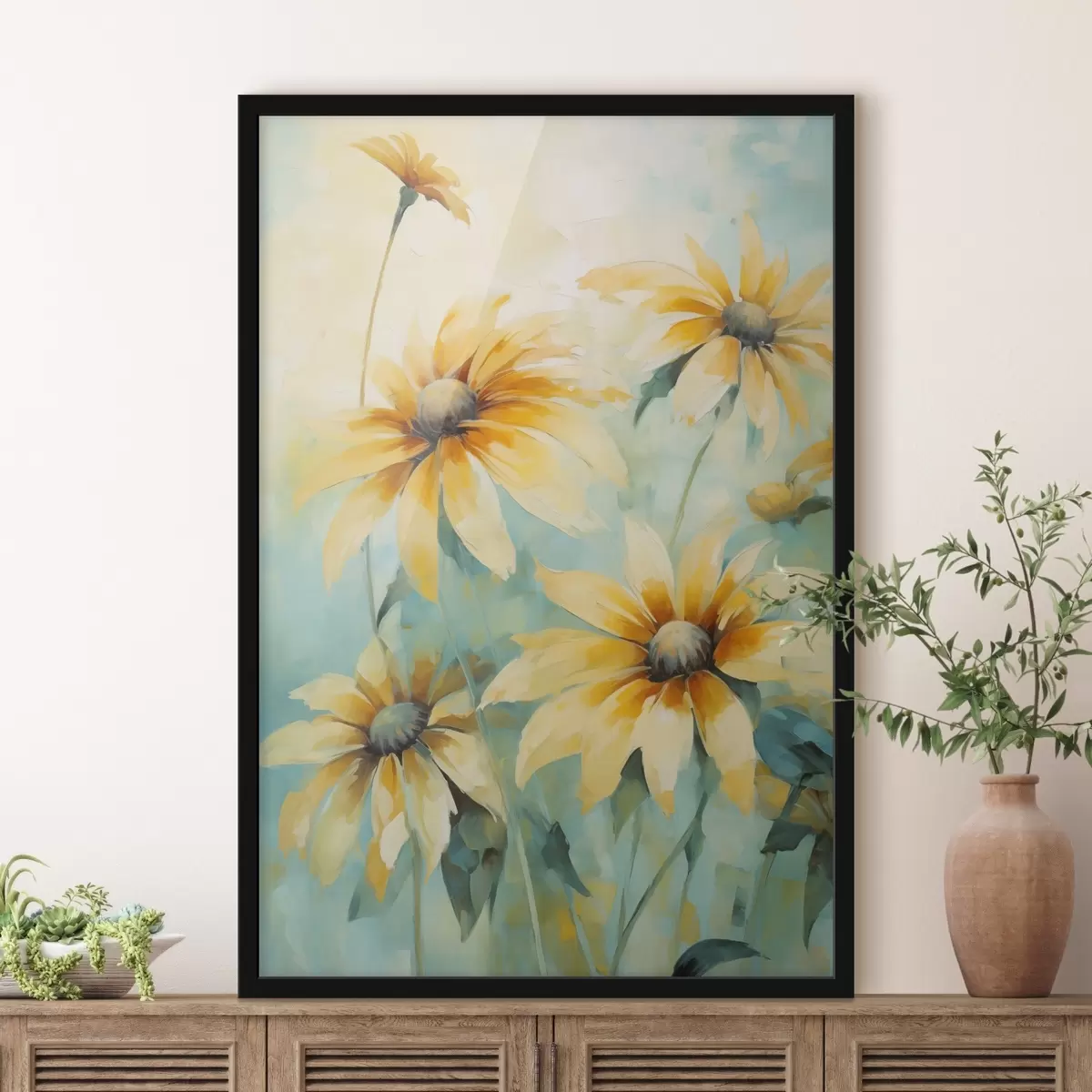 Poster Onde strutturate in monocromia f43555