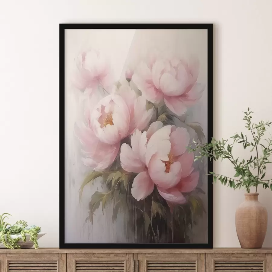 carta da parati Fiori in tenui colori pastello nr. f43515