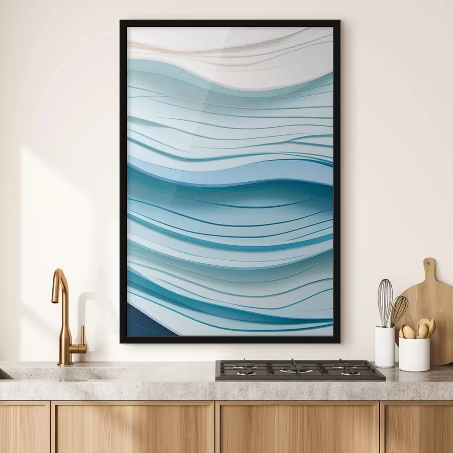 carta da parati Onde di colore delicate nr. f43584