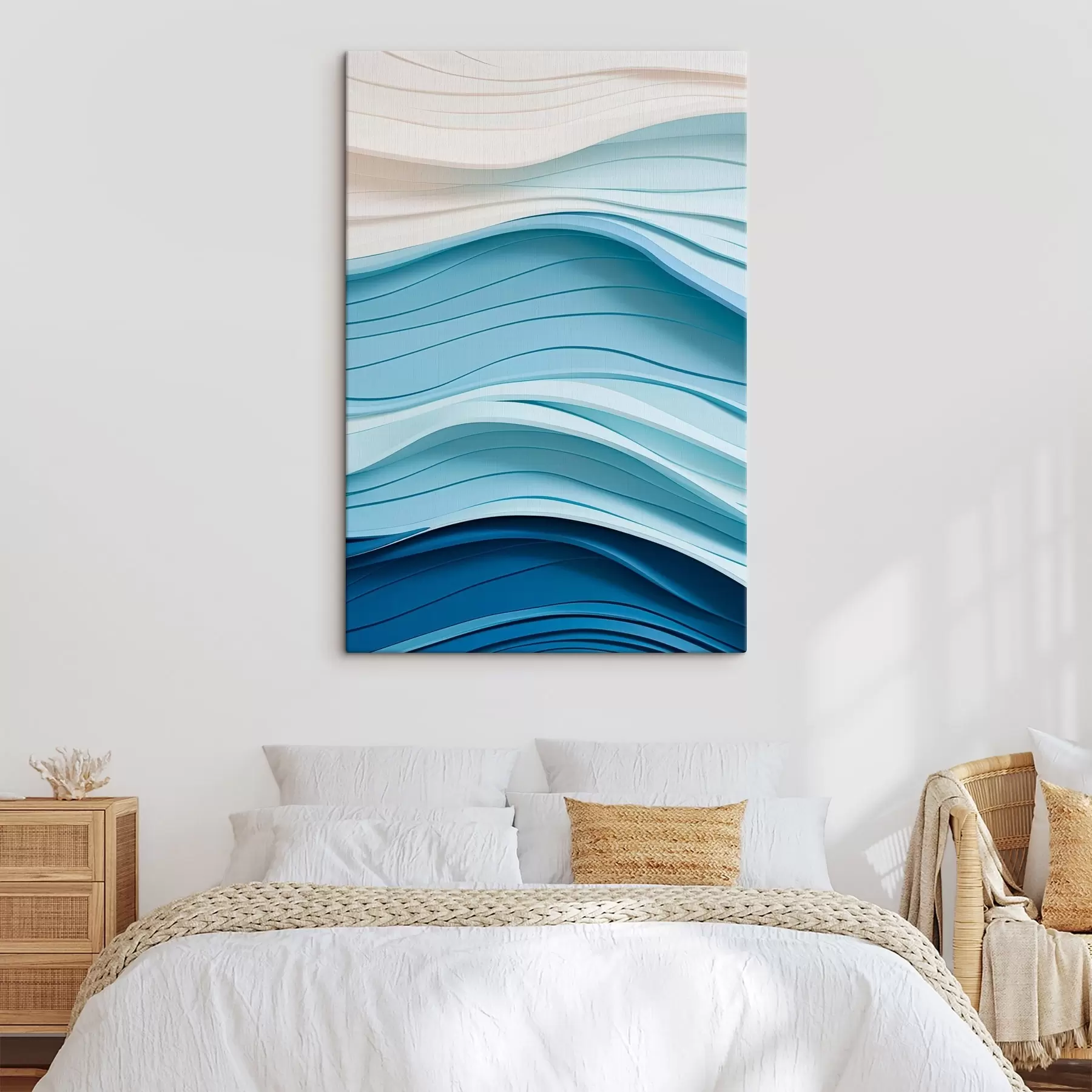 carta da parati Onde di colore delicate nr. s43583