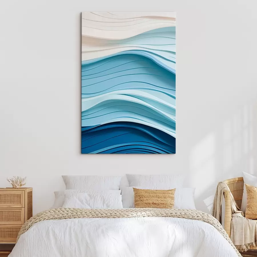 carta da parati Onde di colore delicate nr. s43583