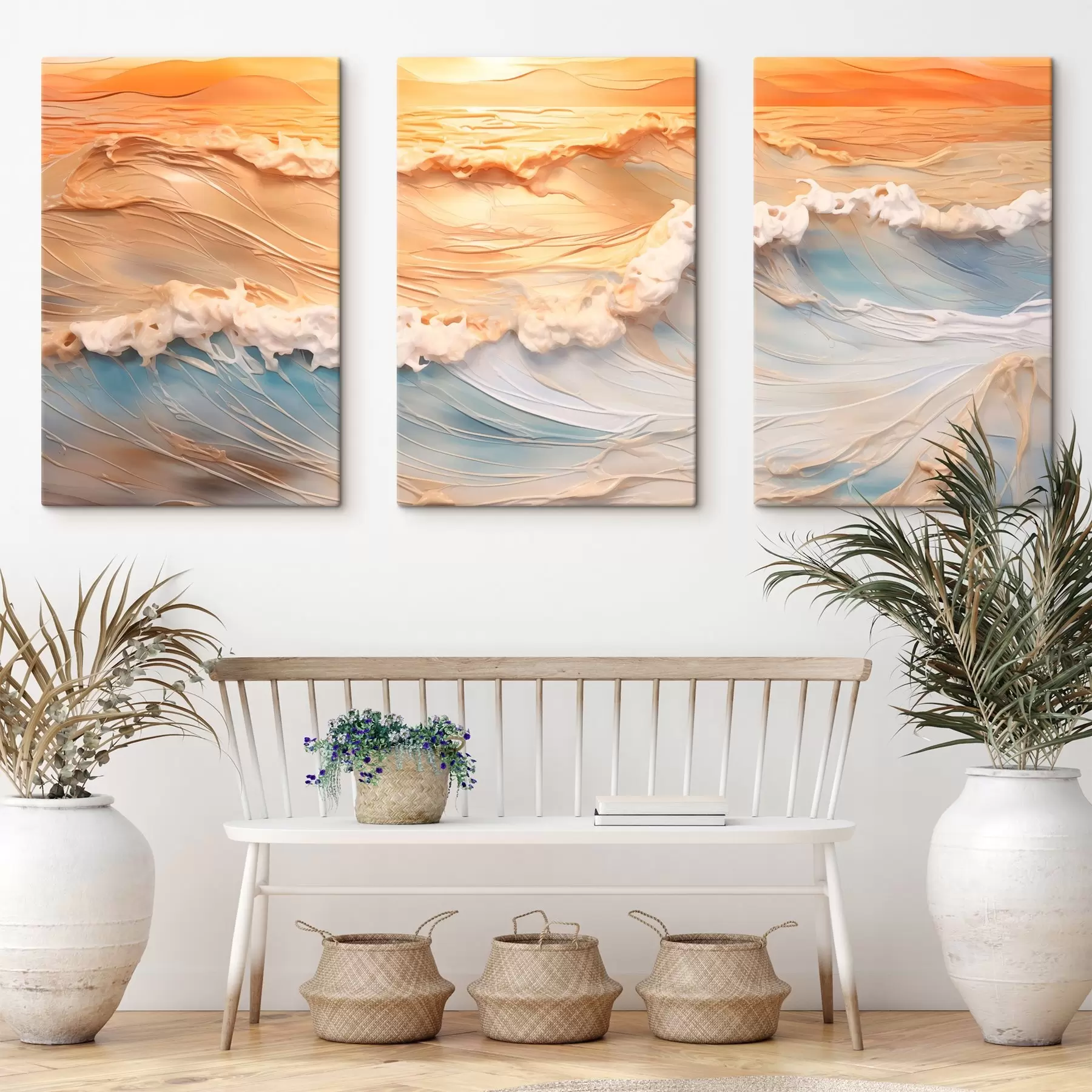 carta da parati Onde colorate del mare nr. m00437