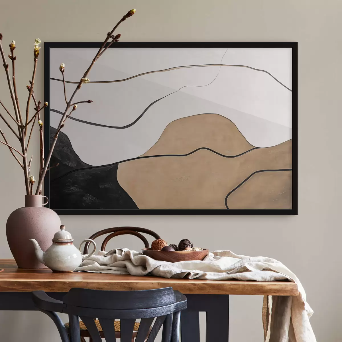 Poster Astrazione con imitazione della texture f42998