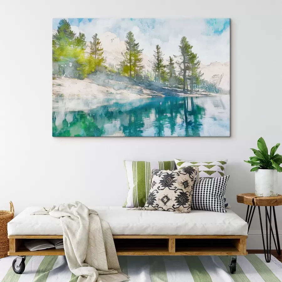 carta da parati Riva del lago nr. s43924