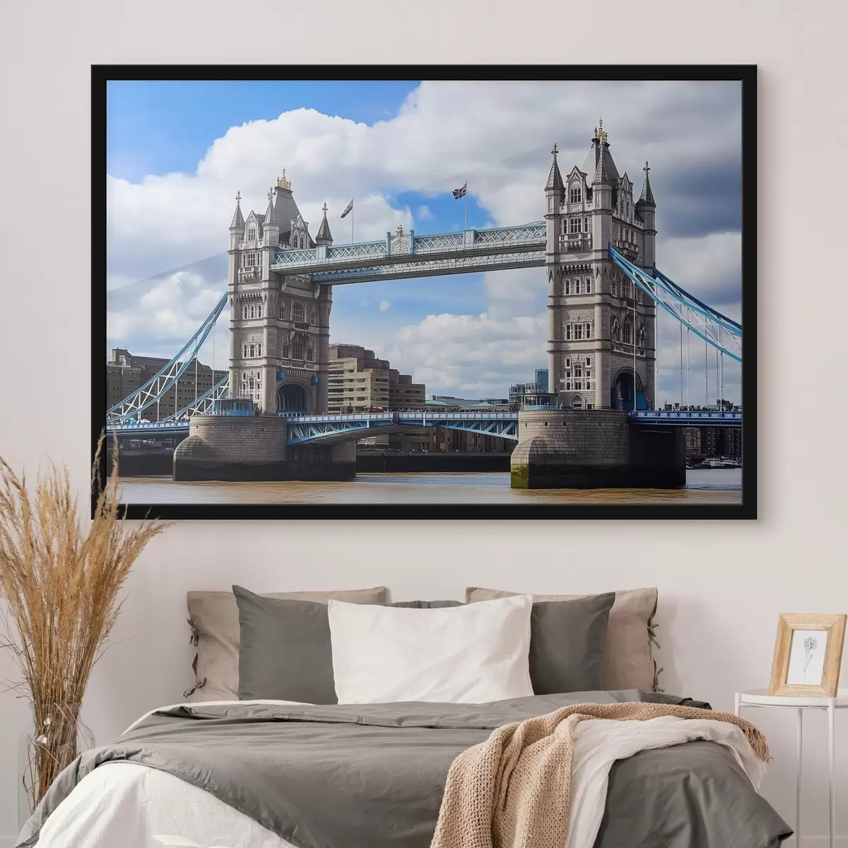 Poster Ponte sotto il cielo blu f43918