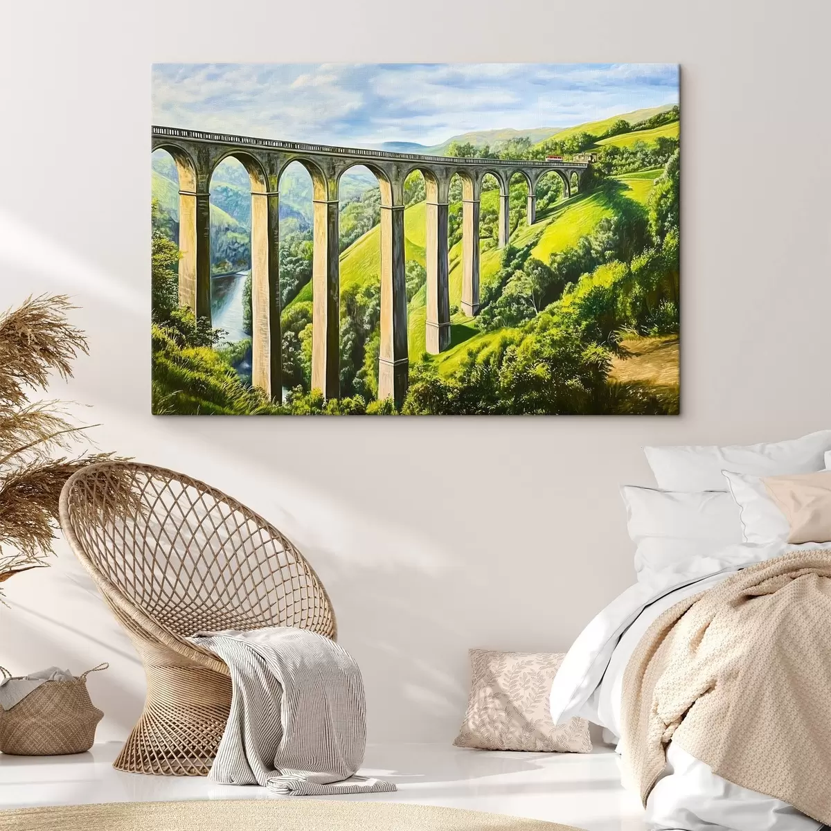 carta da parati Vecchio ponte in montagna nr. s43920