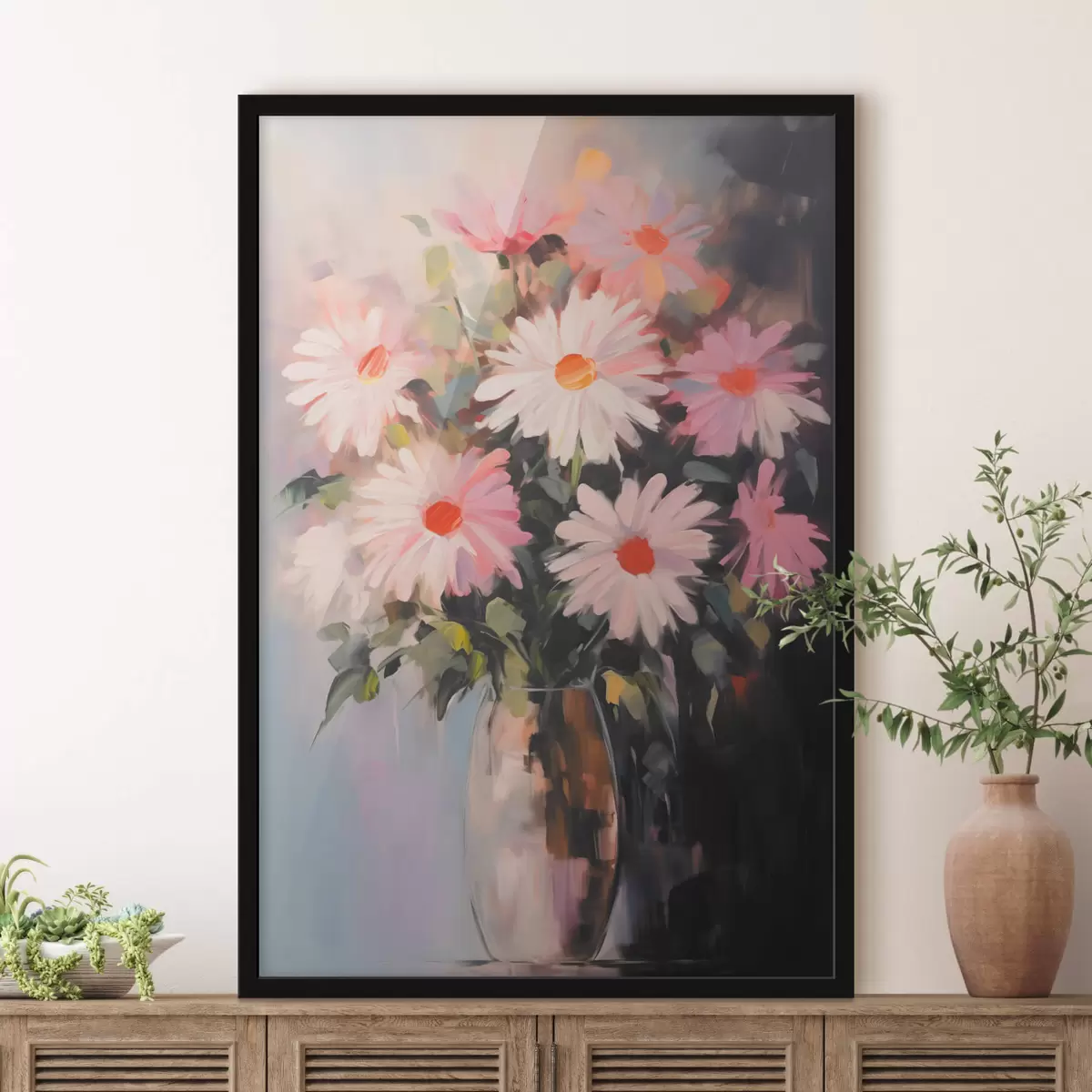 Poster Un bouquet di fiori in un vaso f42997