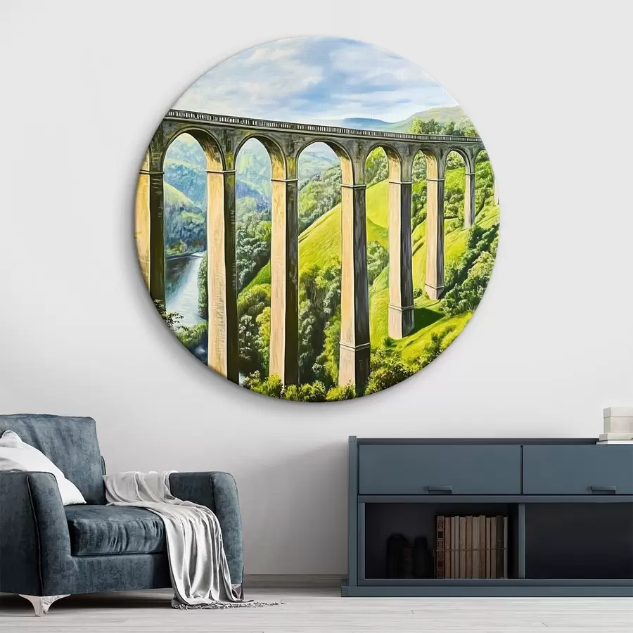 carta da parati Vecchio ponte in montagna nr. r43920