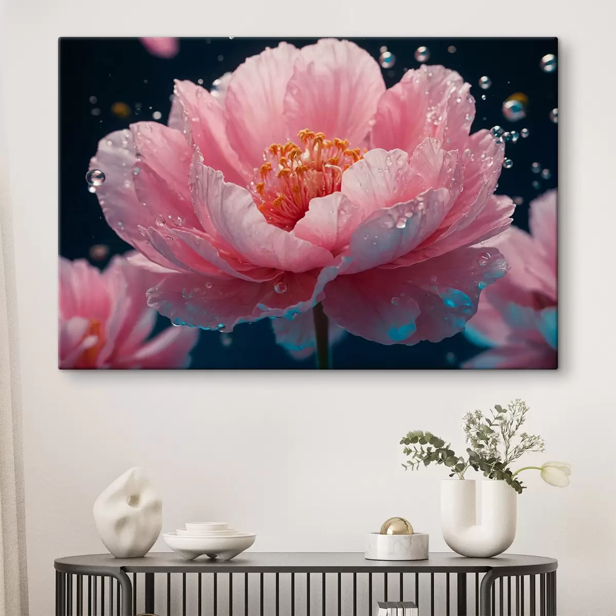 carta da parati Fiore rosa su sfondo sfocato nr. s43875
