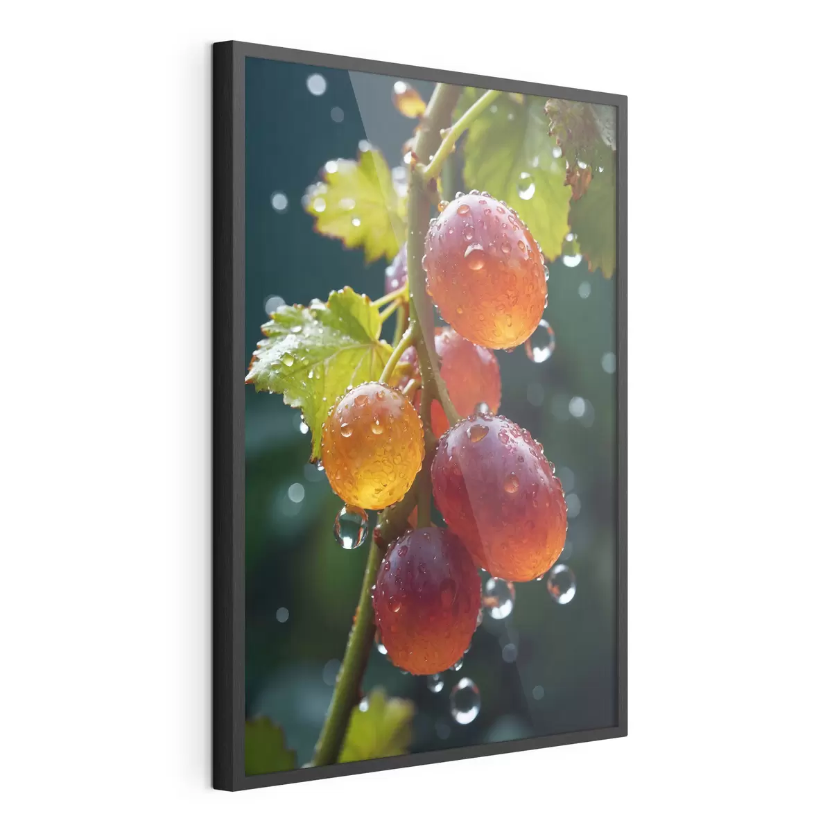 Poster Uva con gocce di rugiada f43872