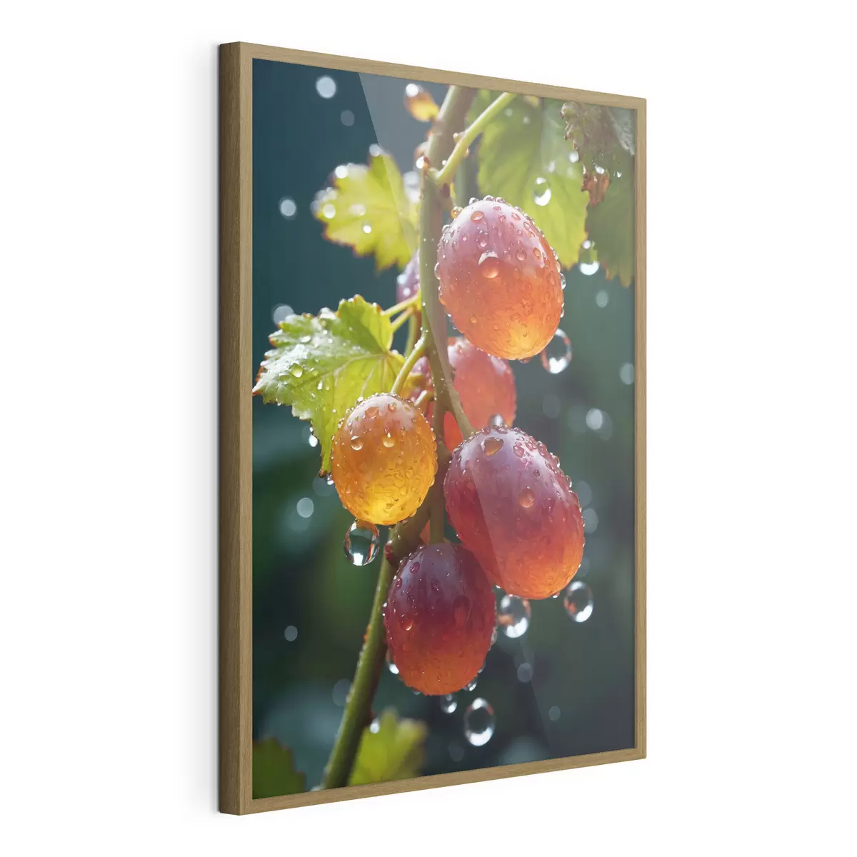Poster Uva con gocce di rugiada f43872