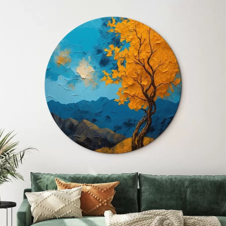 carta da parati Albero sulla montagna nr. r43461