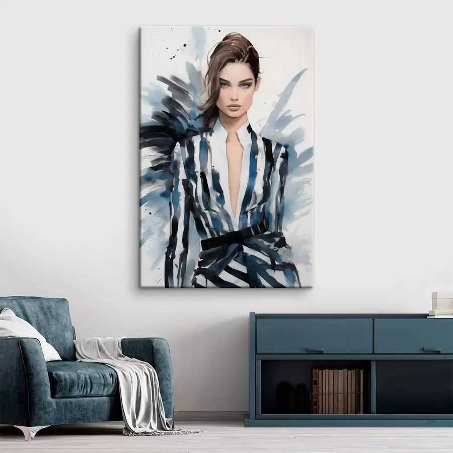 carta da parati Sfilata di moda per ragazze alla moda nr. s43491