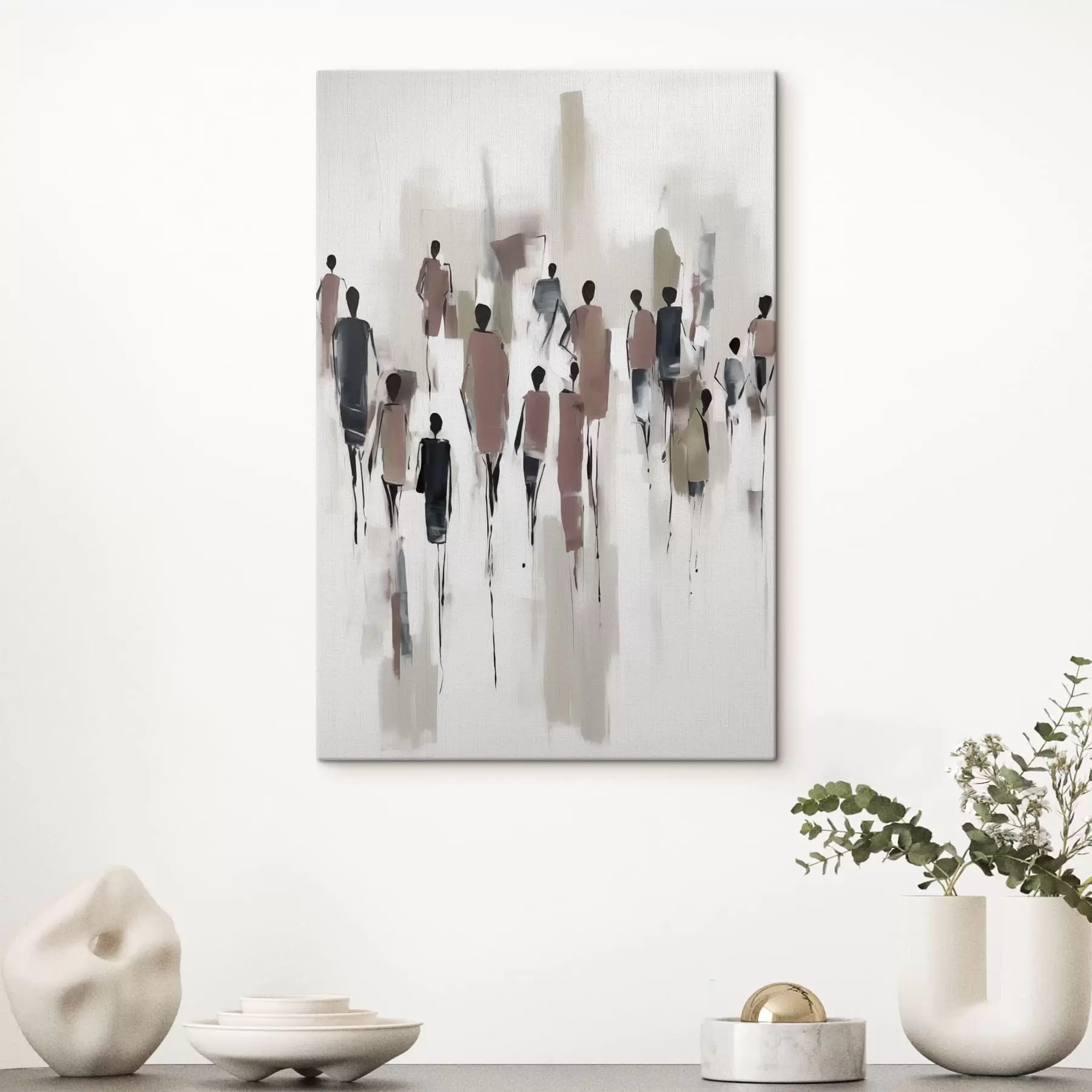 carta da parati Astrazione persone folla nr. s43485