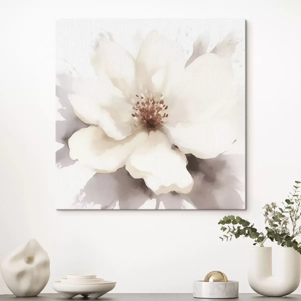 carta da parati fiore bianco nr. s43484