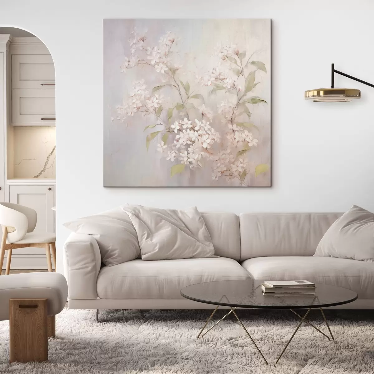 carta da parati Ramo con fiori natura nr. s43493