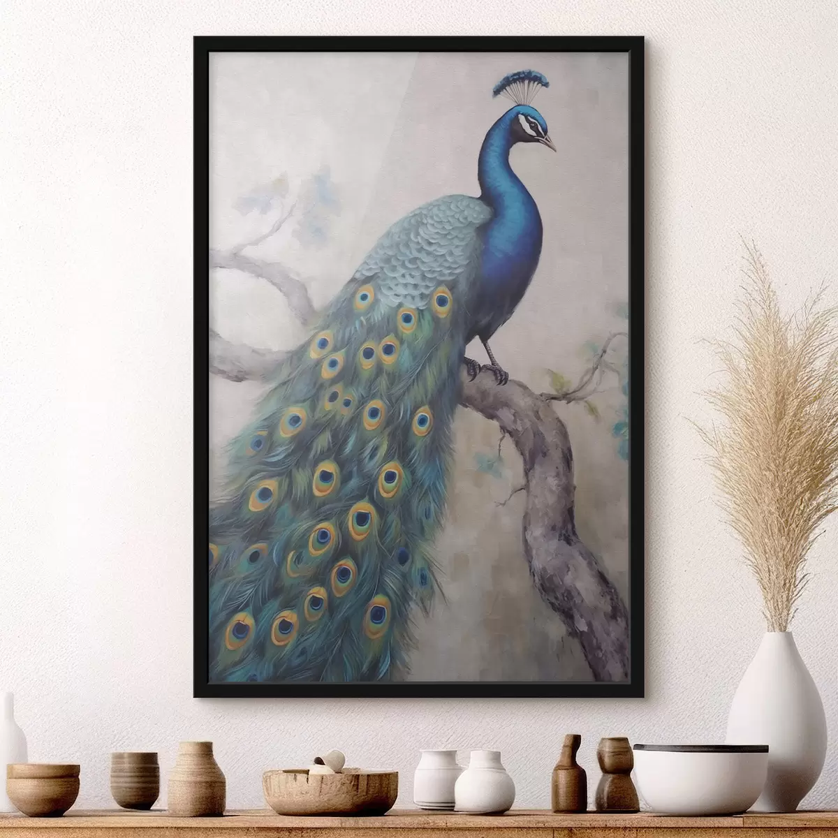 Poster Bellissimo pavone f43236