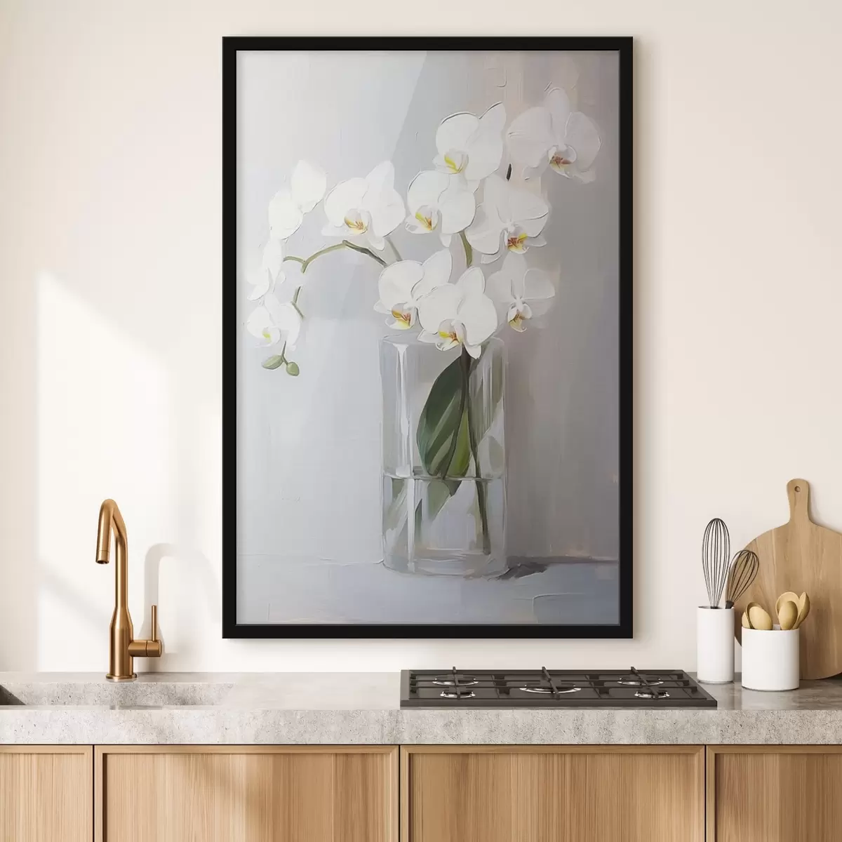 Poster Orchidea bianca f43252