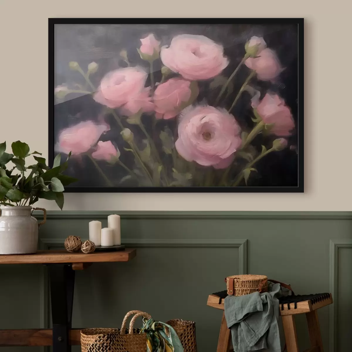 Poster Fiori rosa f43221