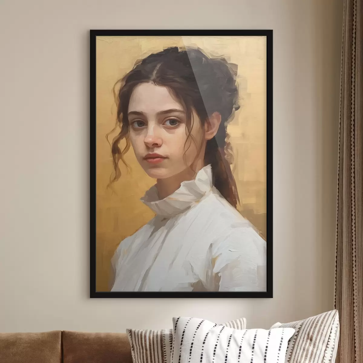 Poster Ragazza misteriosa f43253