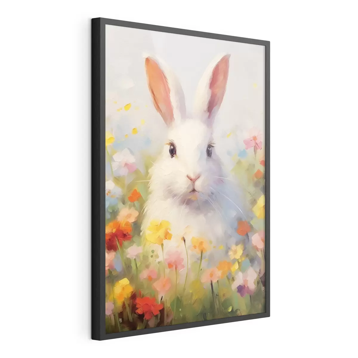 Poster Coniglio bianco f43239