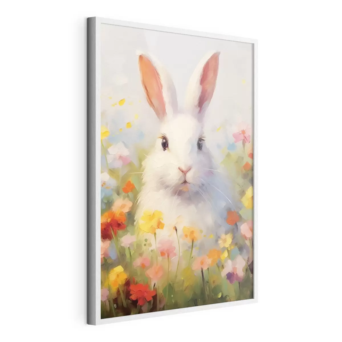 Poster Coniglio bianco f43239