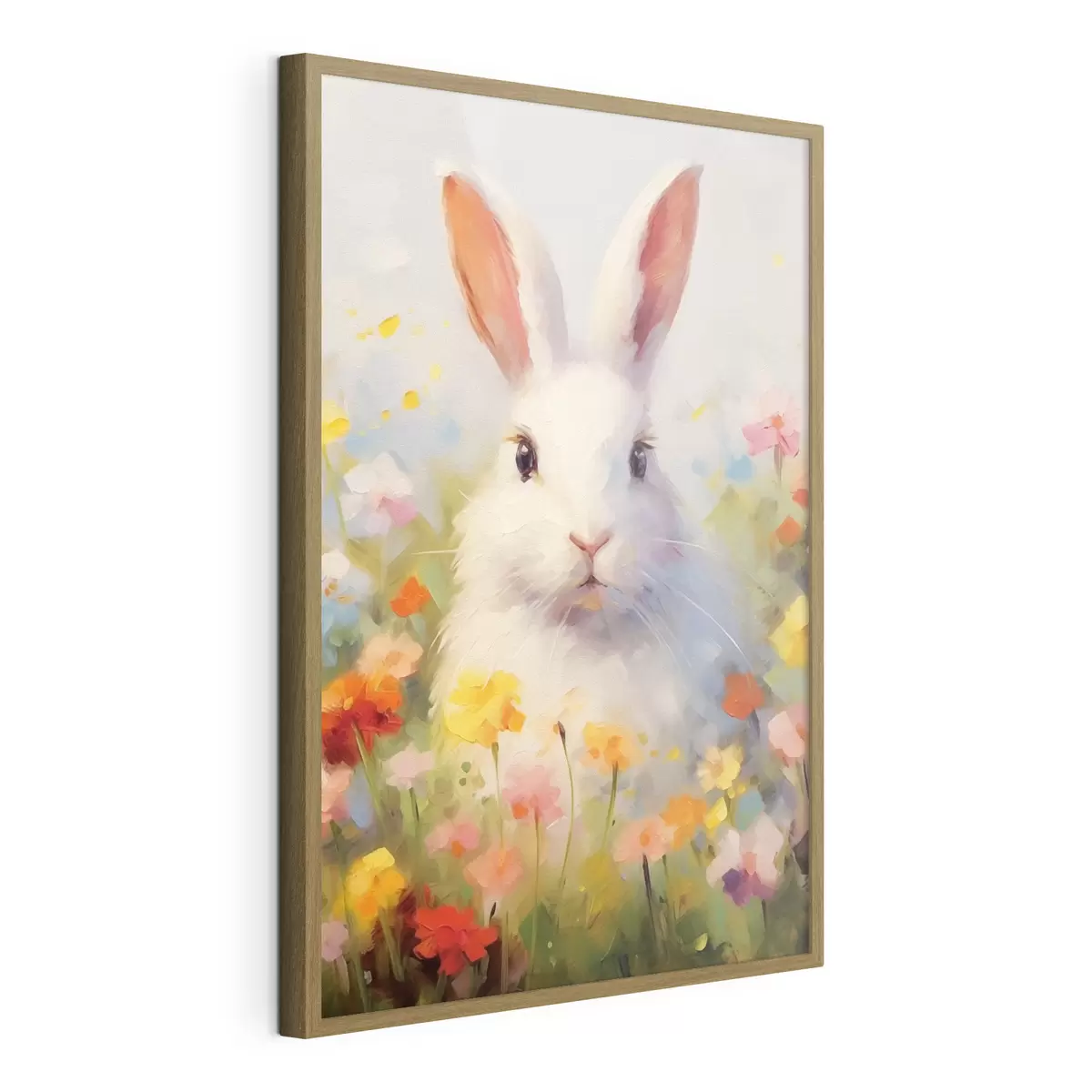 Poster Coniglio bianco f43239