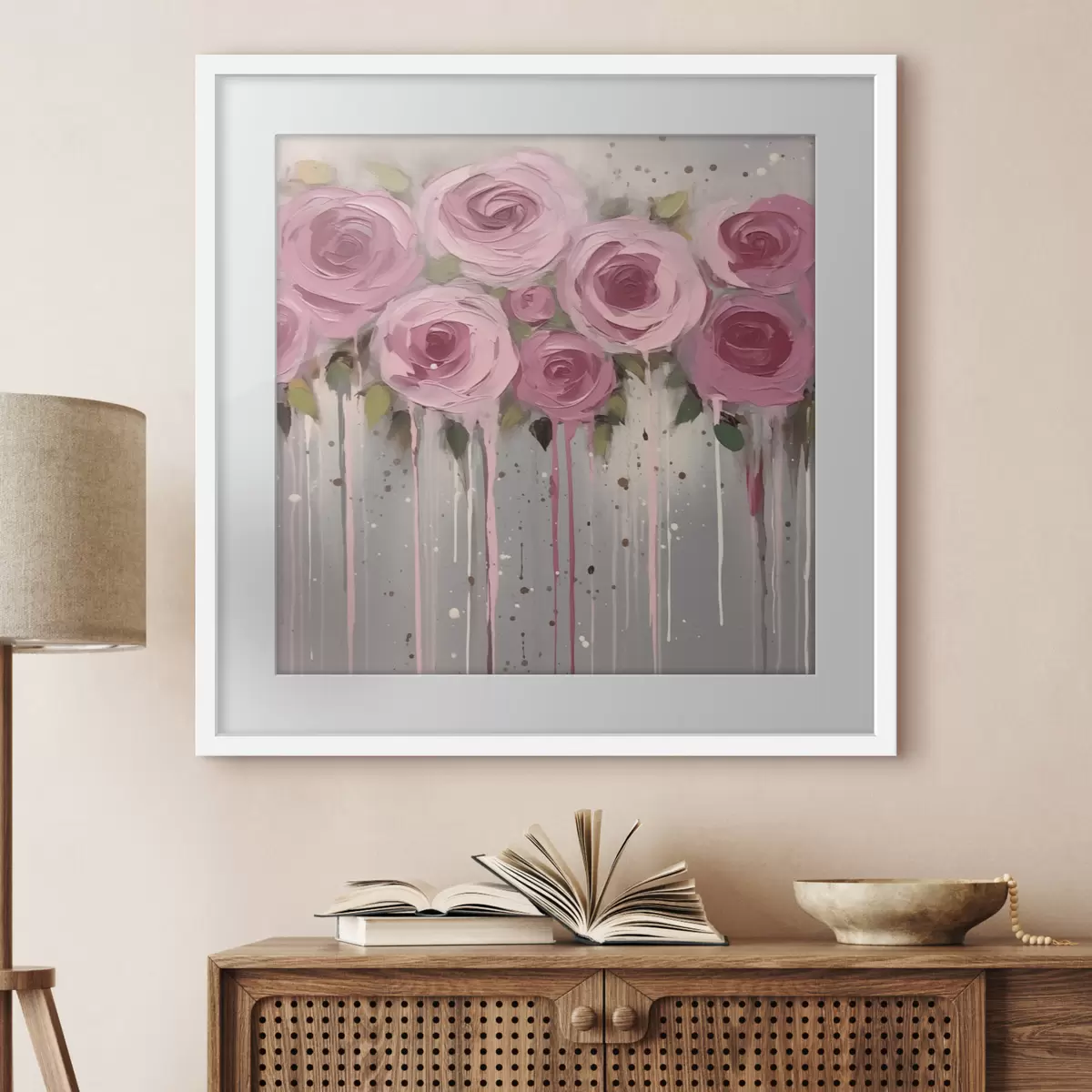 Poster Rose astrazione fiori f43930