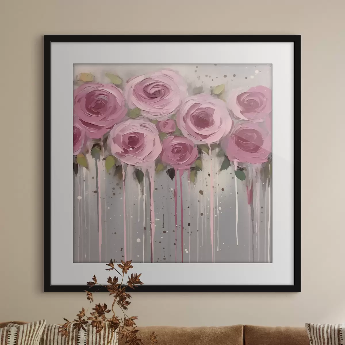 Poster Rose astrazione fiori f43930