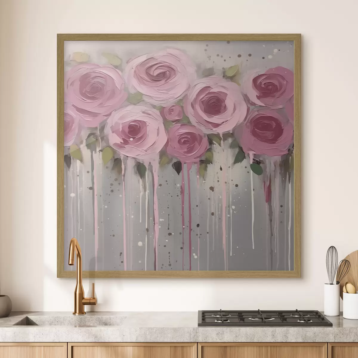 Poster Rose astrazione fiori f43930
