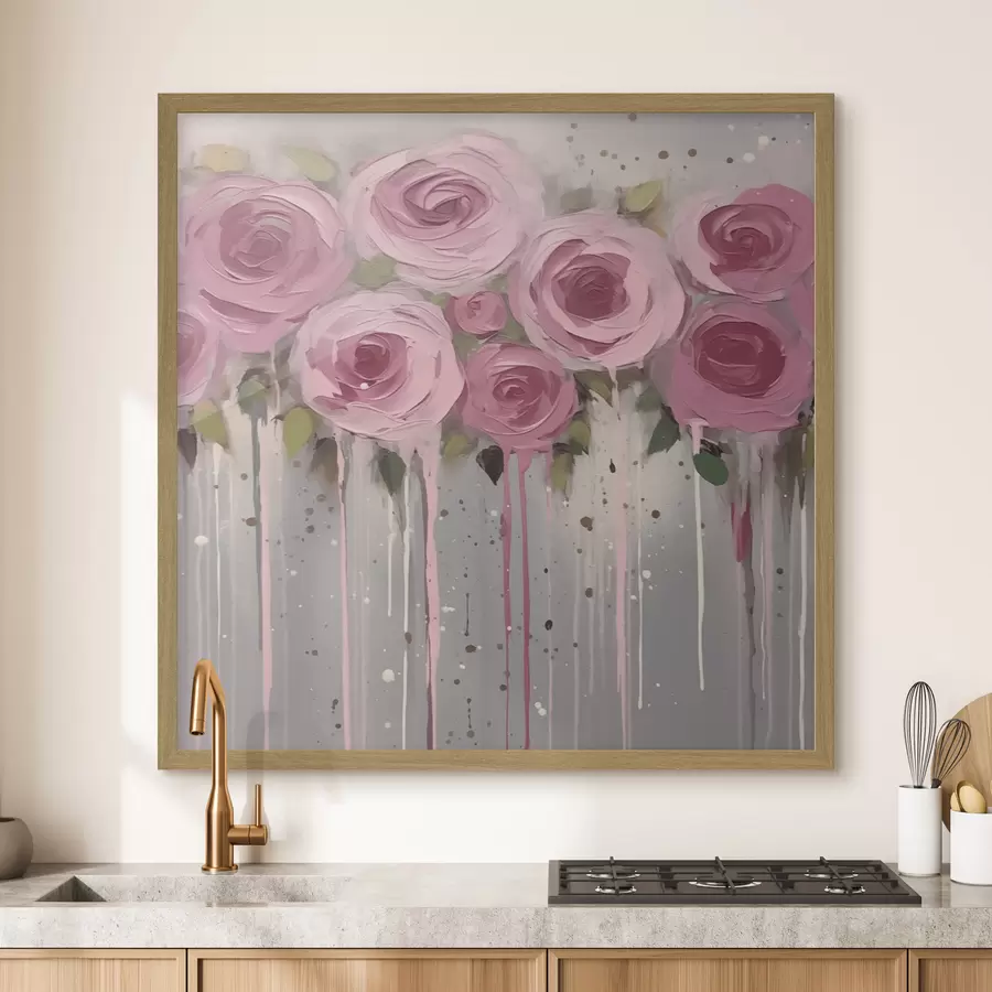 carta da parati Rose astrazione fiori nr. f43930