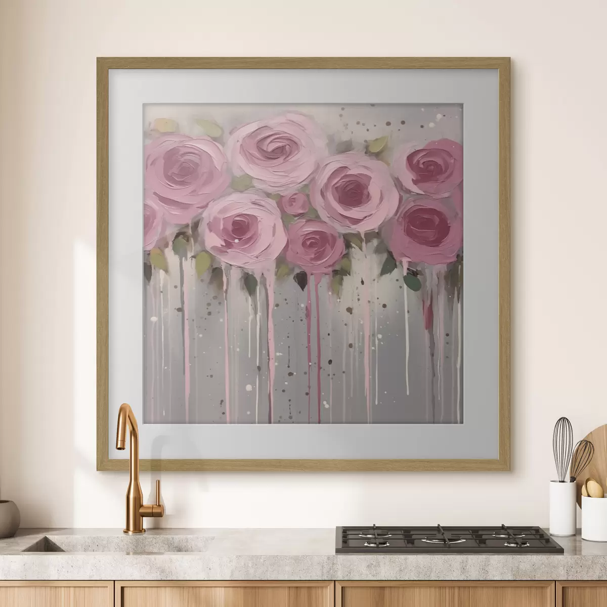 Poster Rose astrazione fiori f43930