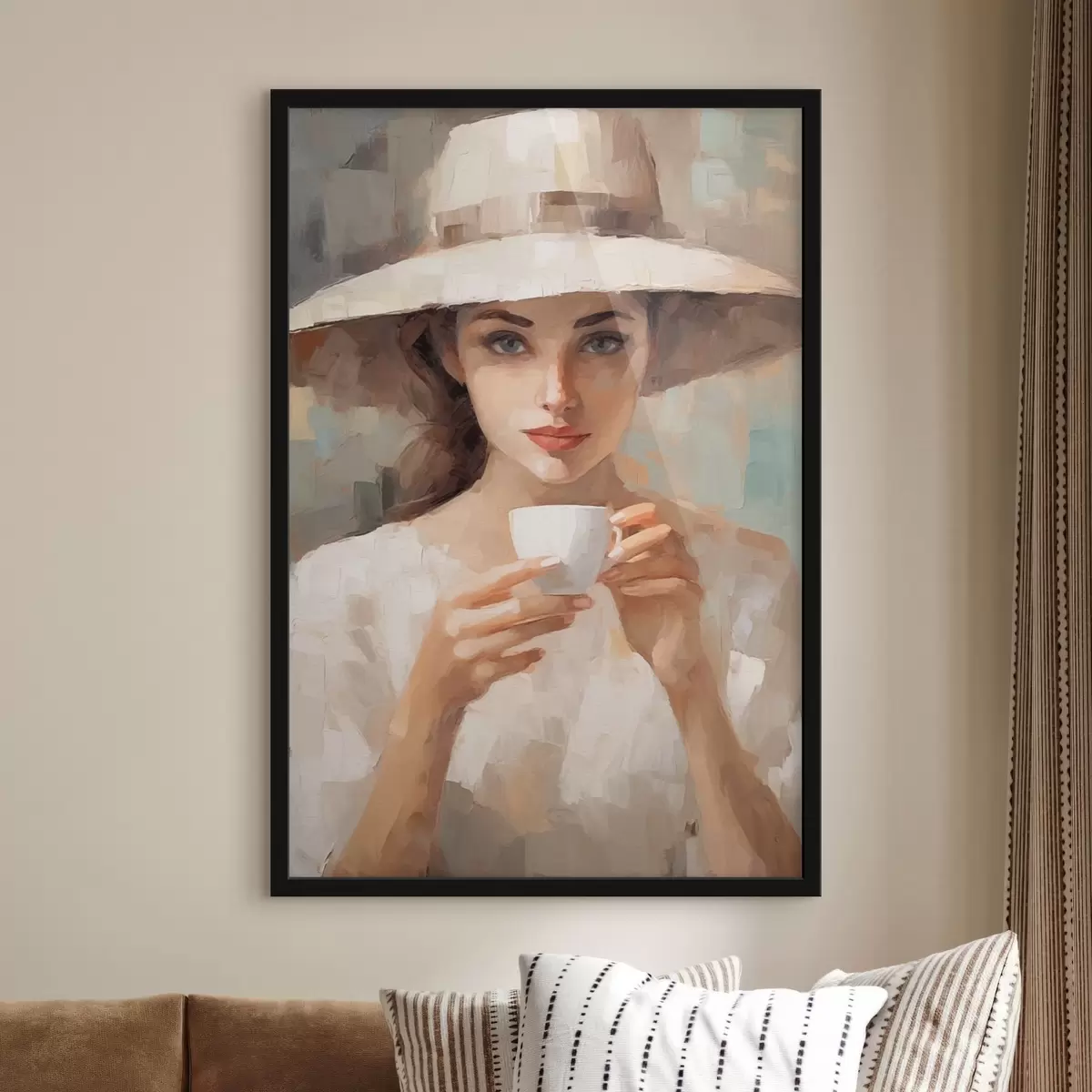 Poster Ragazza vintage f43938