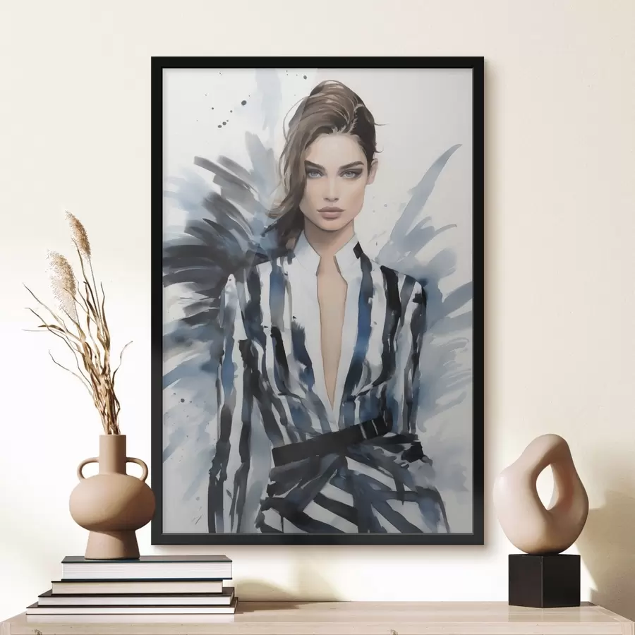 carta da parati Sfilata di moda per ragazze alla moda nr. f43491