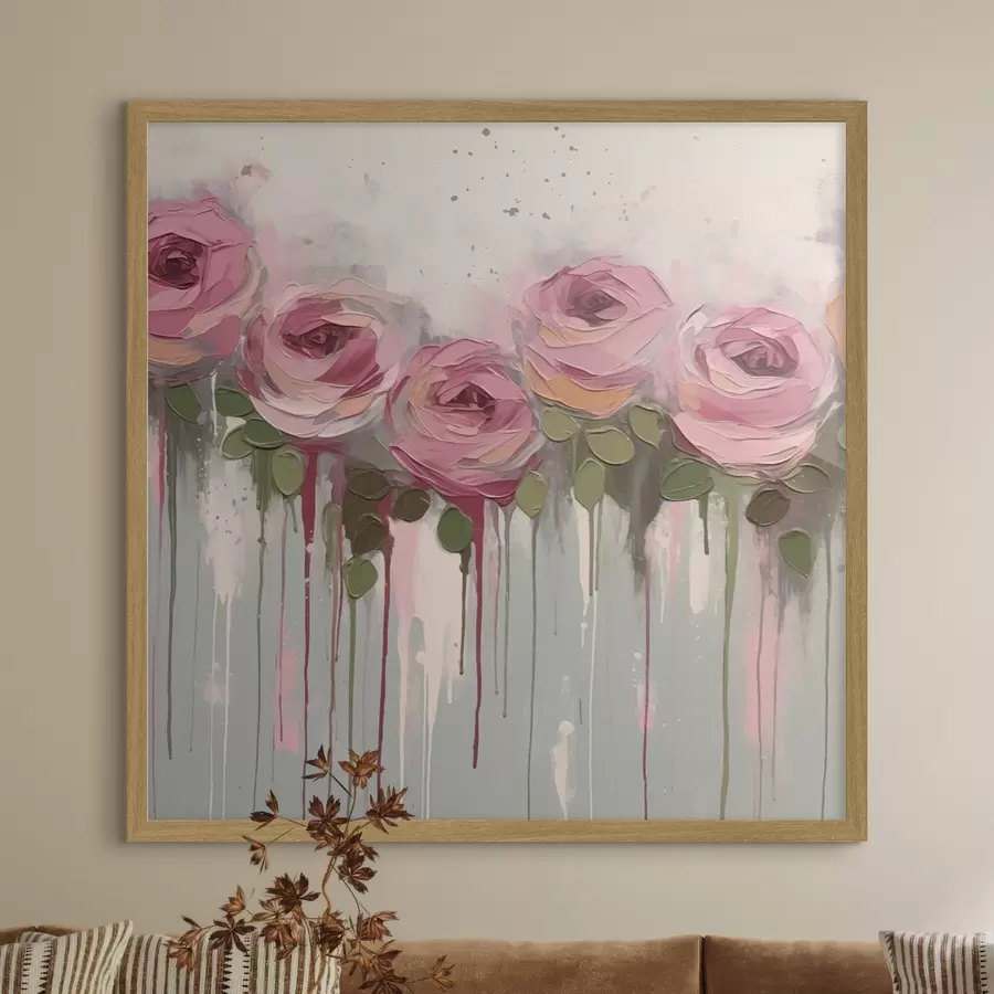 carta da parati Astrazione di fiori rosa nr. f43934