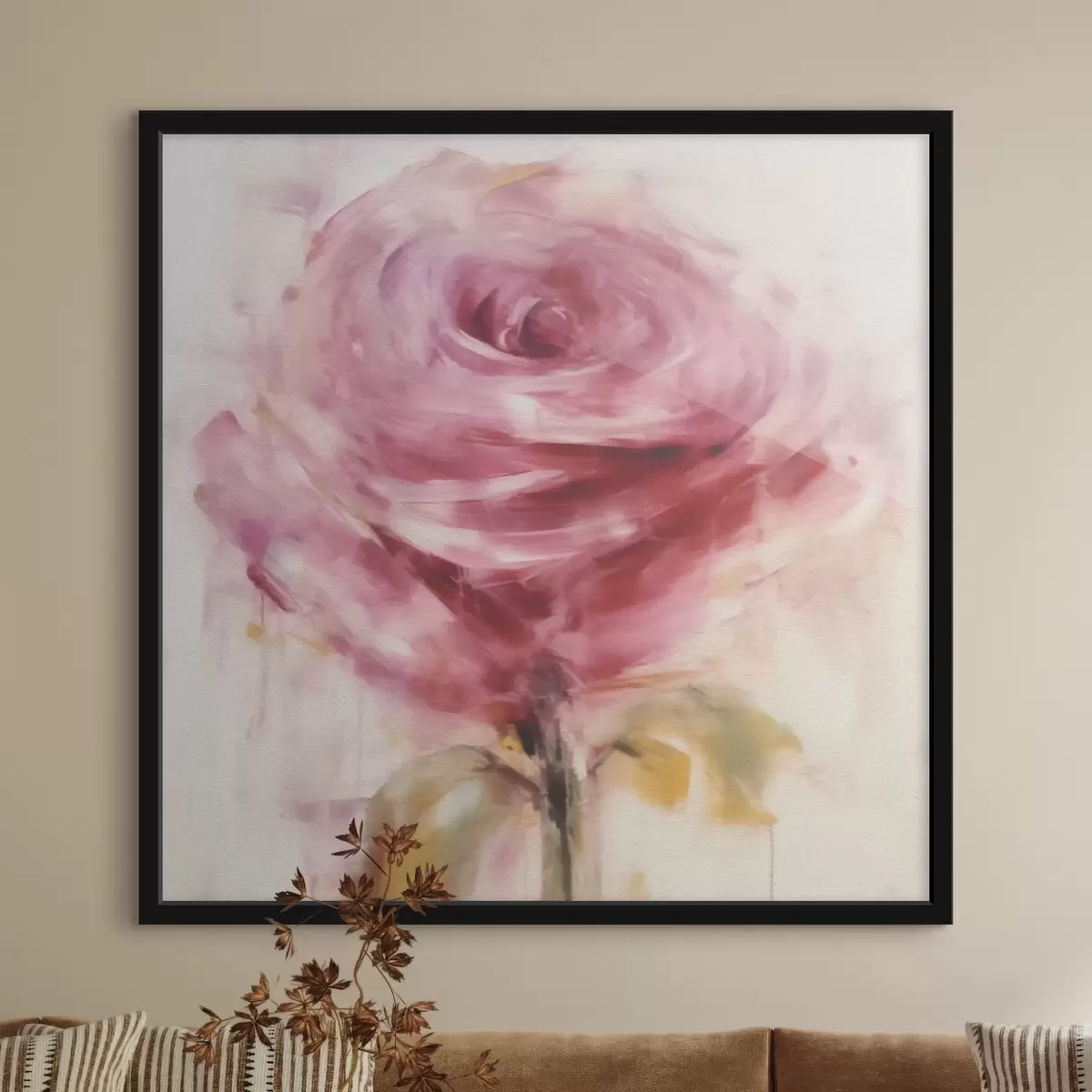 Poster Fiore rosa rosa f43488