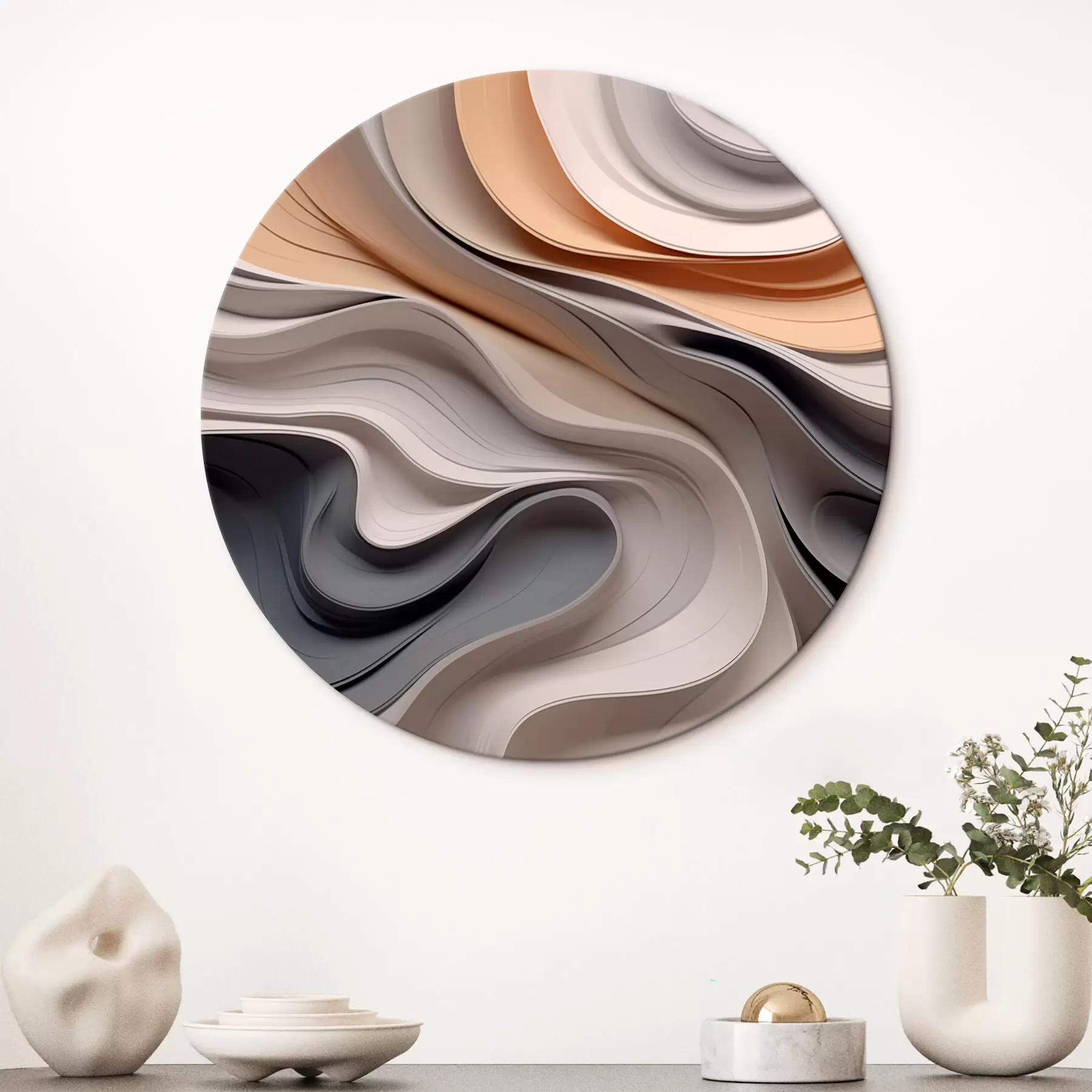 carta da parati Elegante astrazione di onde nr. r43234