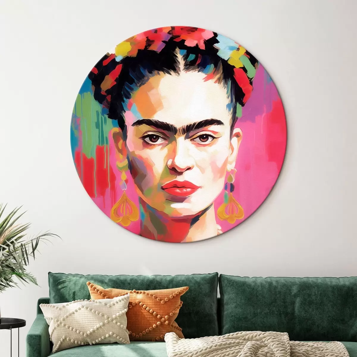 Quadri rotondi Frida Kahlo r43476