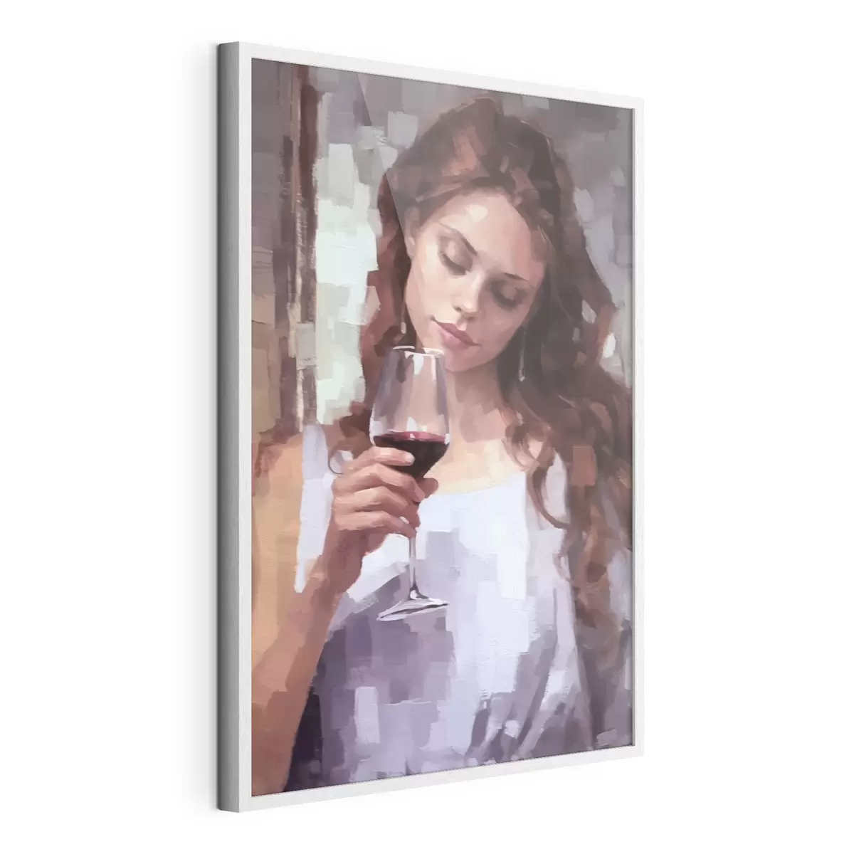 Poster Ragazza con vino f43936