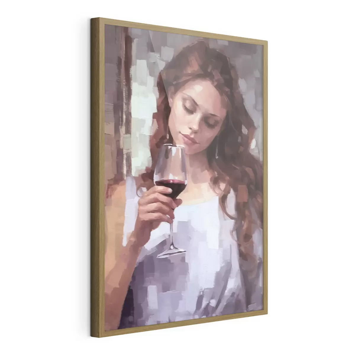 Poster Ragazza con vino f43936