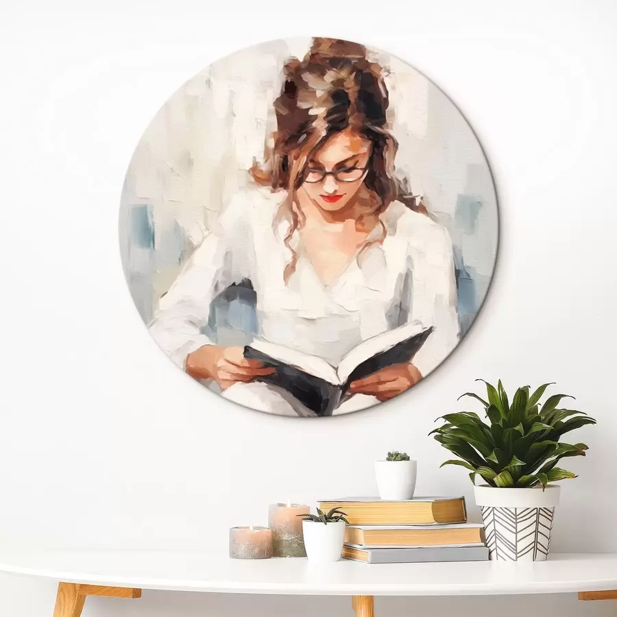 carta da parati Ragazza con un libro nr. r43937