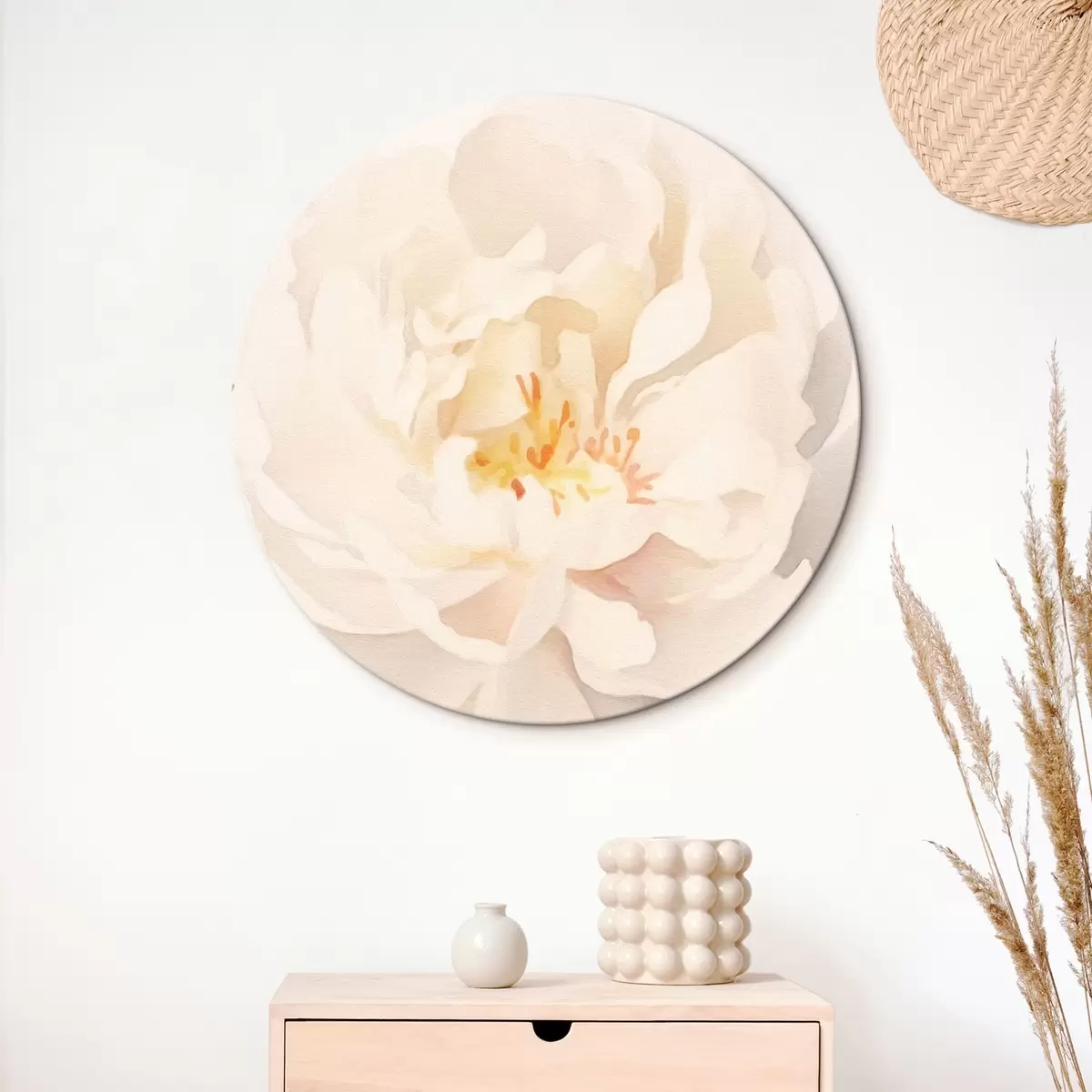 Quadri rotondi Fiore grande r43942