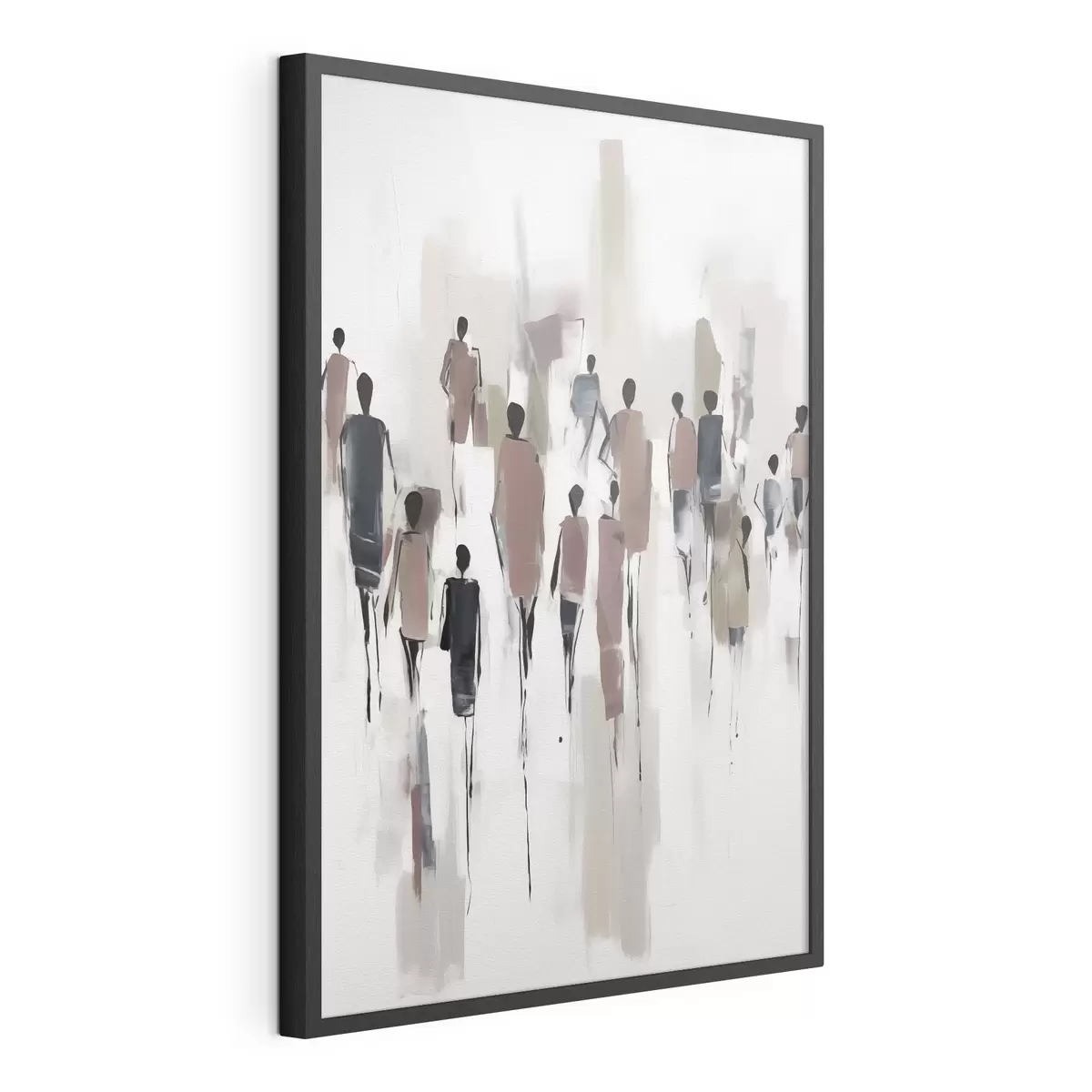Poster Astrazione persone folla f43485