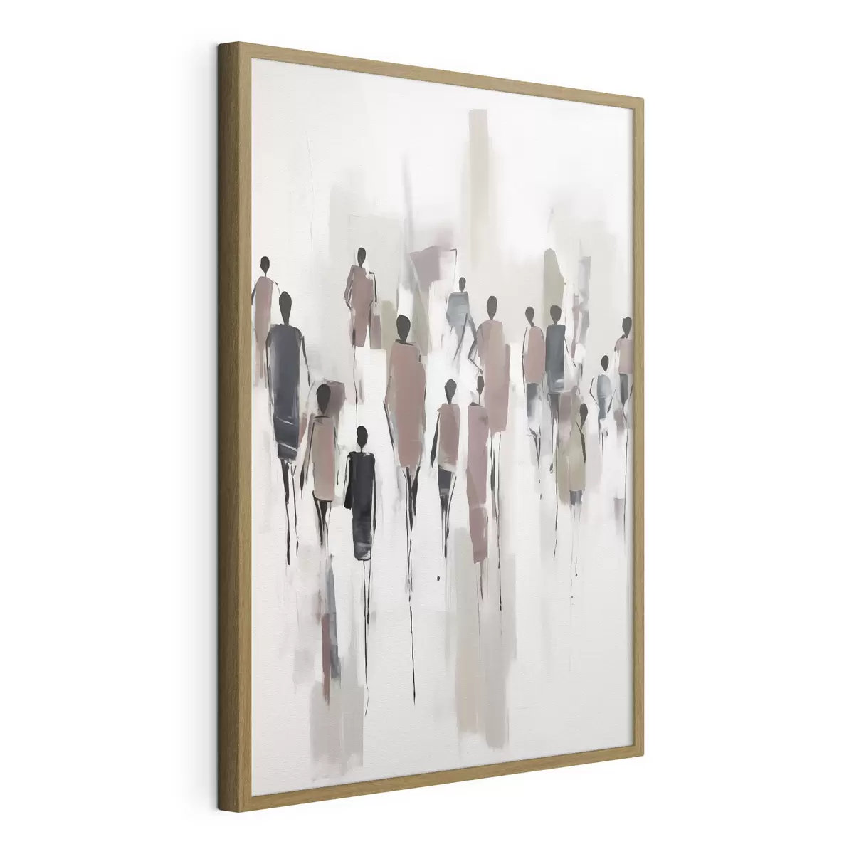 Poster Astrazione persone folla f43485