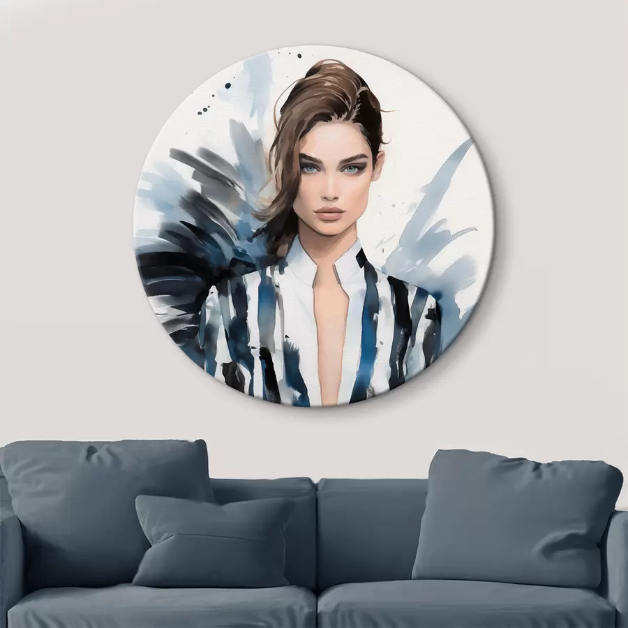 carta da parati Sfilata di moda per ragazze alla moda nr. r43491