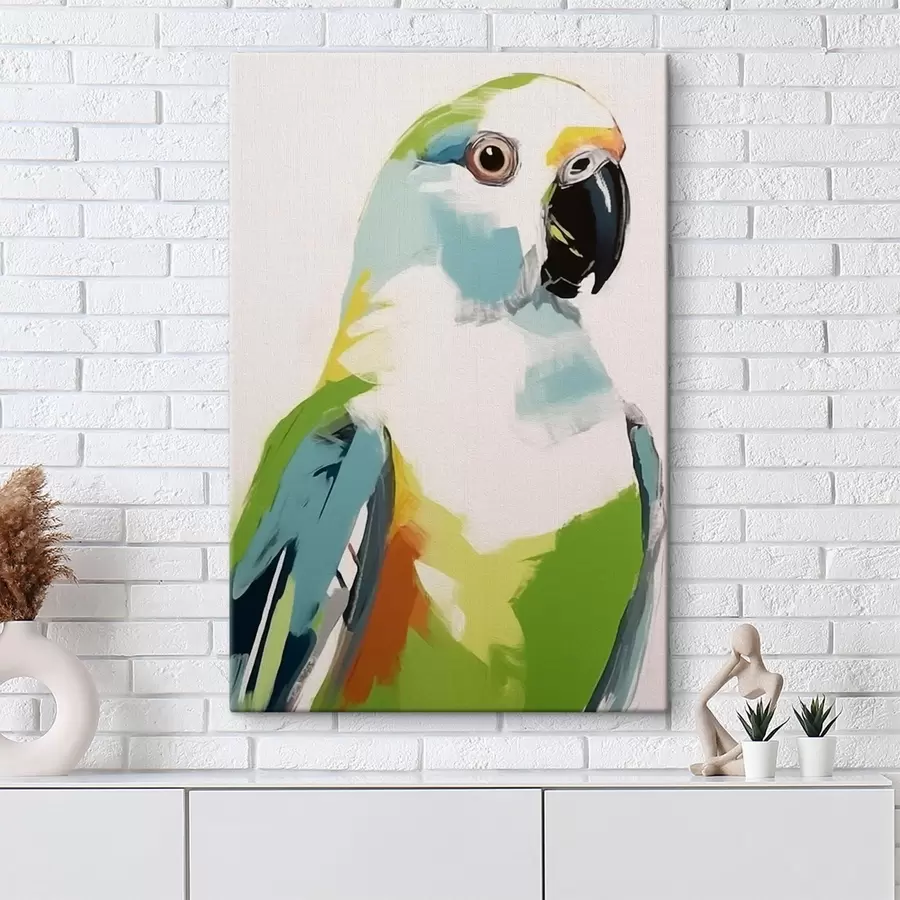 carta da parati Pappagallo tropicale nr. s43931