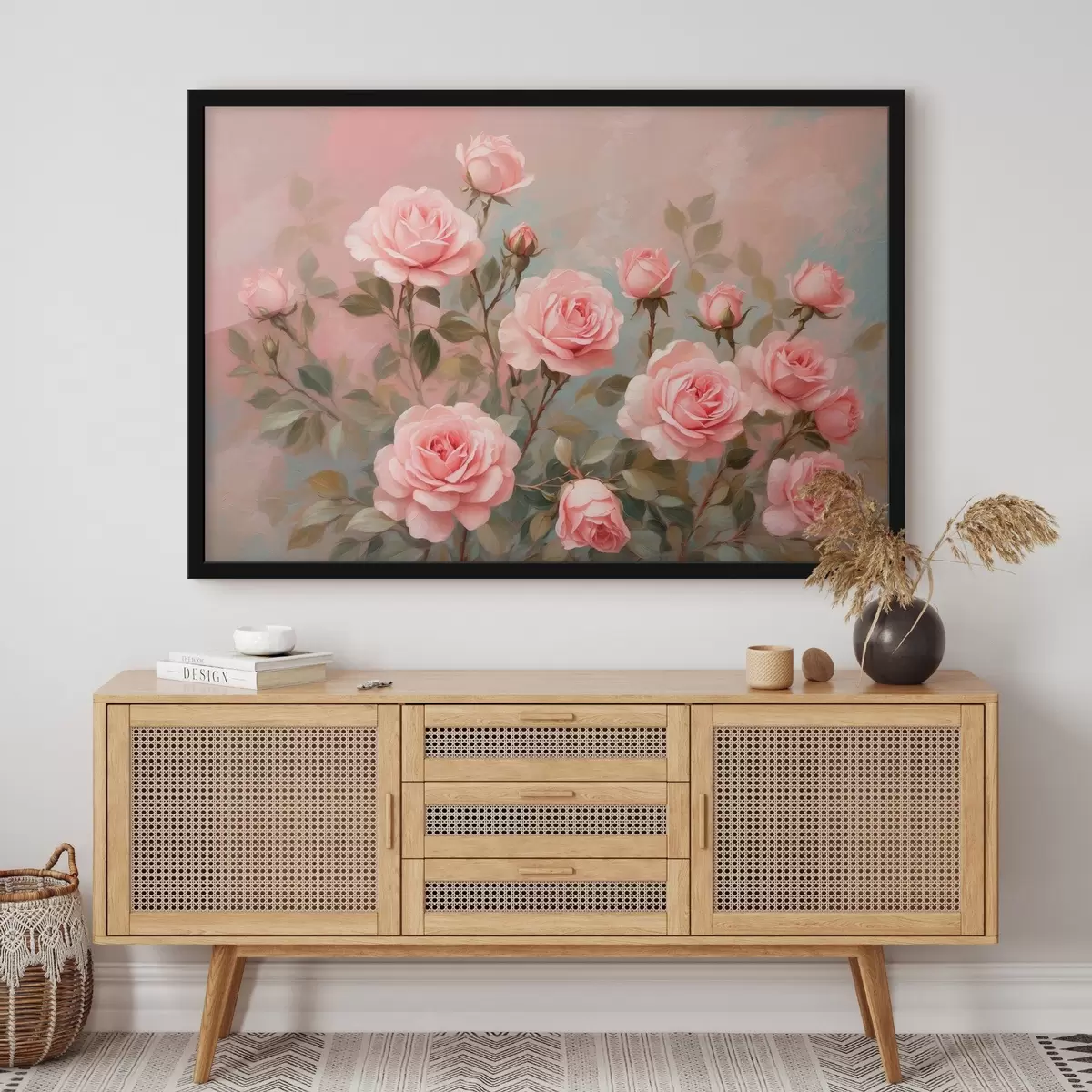 Poster Rose su sfondo sfocato f43454