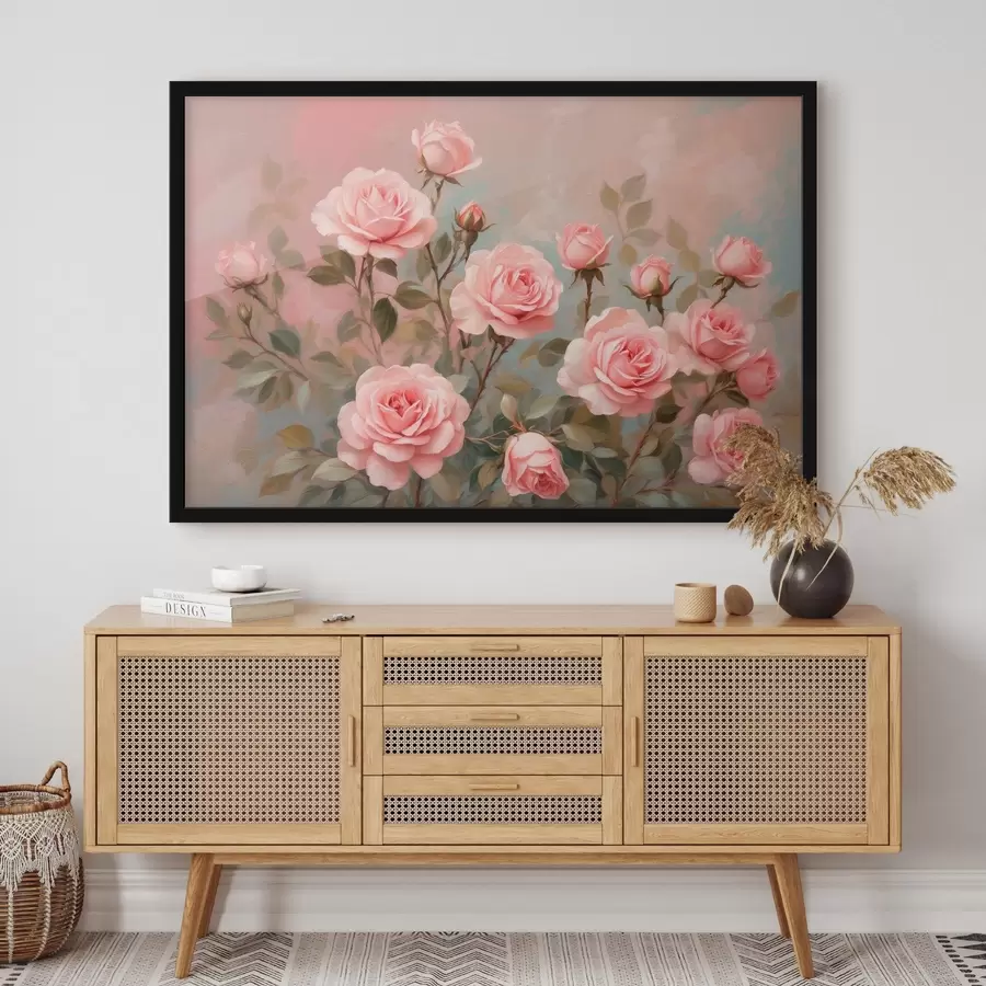 carta da parati Rose su sfondo sfocato nr. f43454